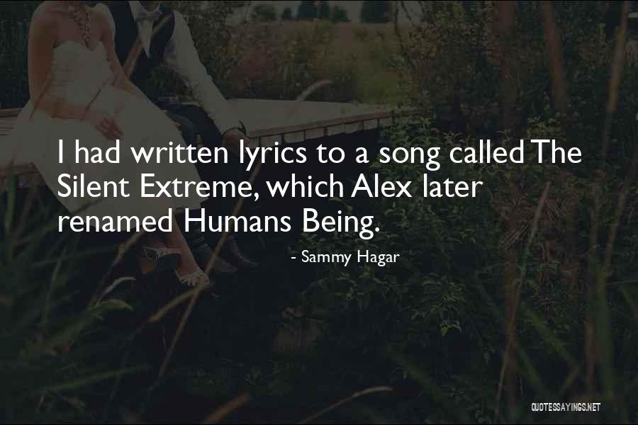 Wykes Promo Quotes By Sammy Hagar Wykes Promo Quotes By Sammy Hagar