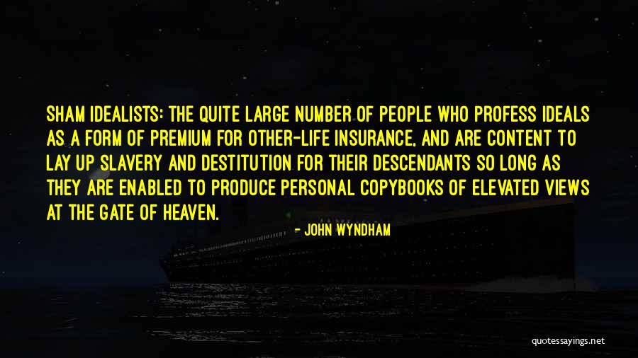 Wyndham Quotes By John Wyndham