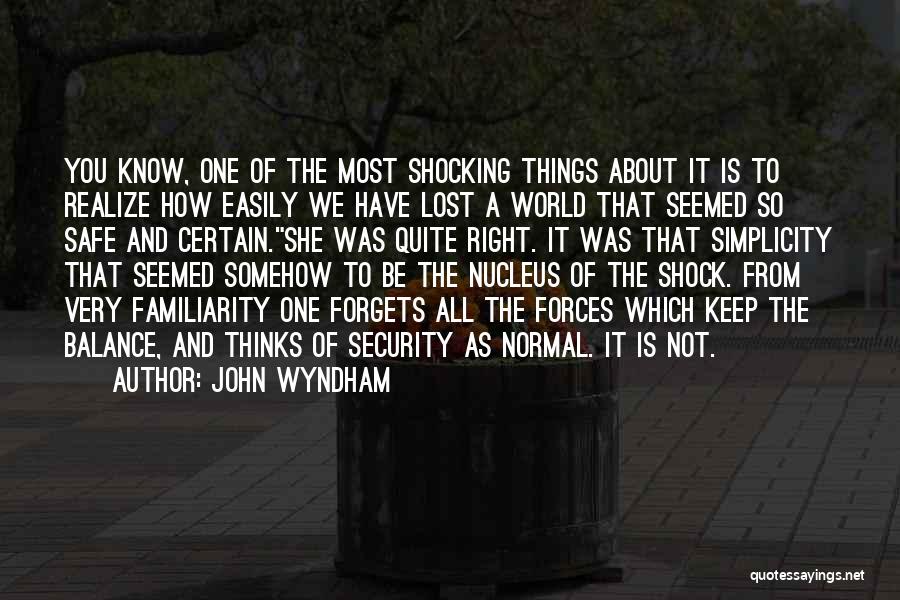 Wyndham Quotes By John Wyndham