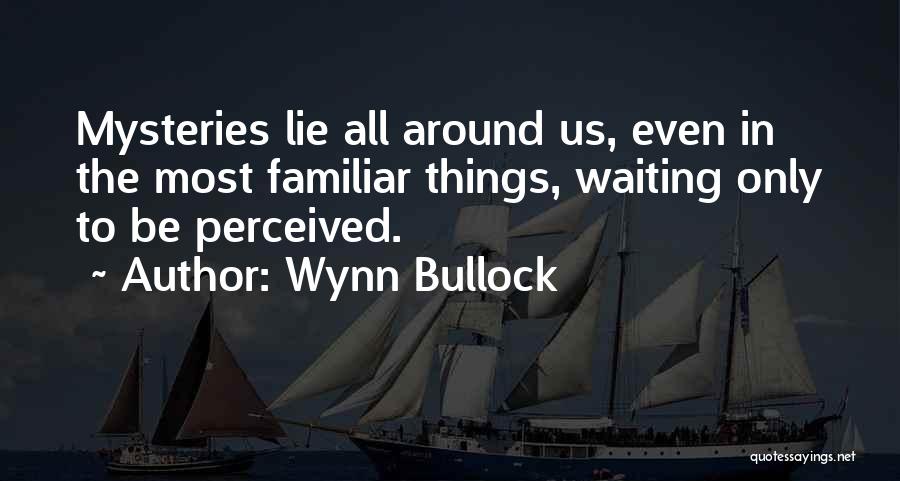 Wynn Bullock Quotes 1861683