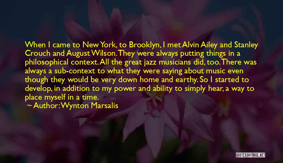 Wynton Marsalis Quotes 2009835