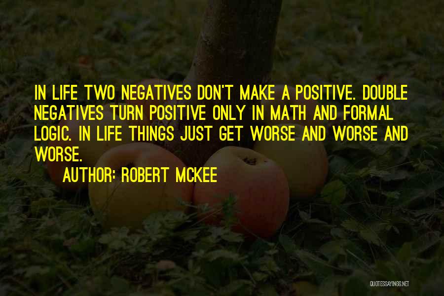 X And Y Math Quotes By Robert McKee