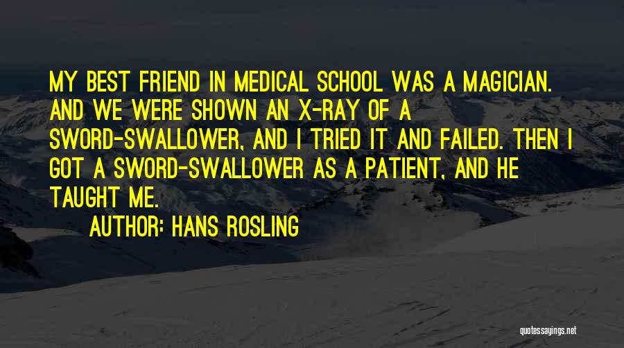 X Ray Quotes By Hans Rosling