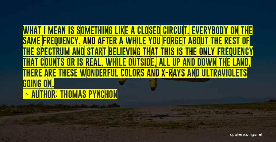 X Rays Quotes By Thomas Pynchon
