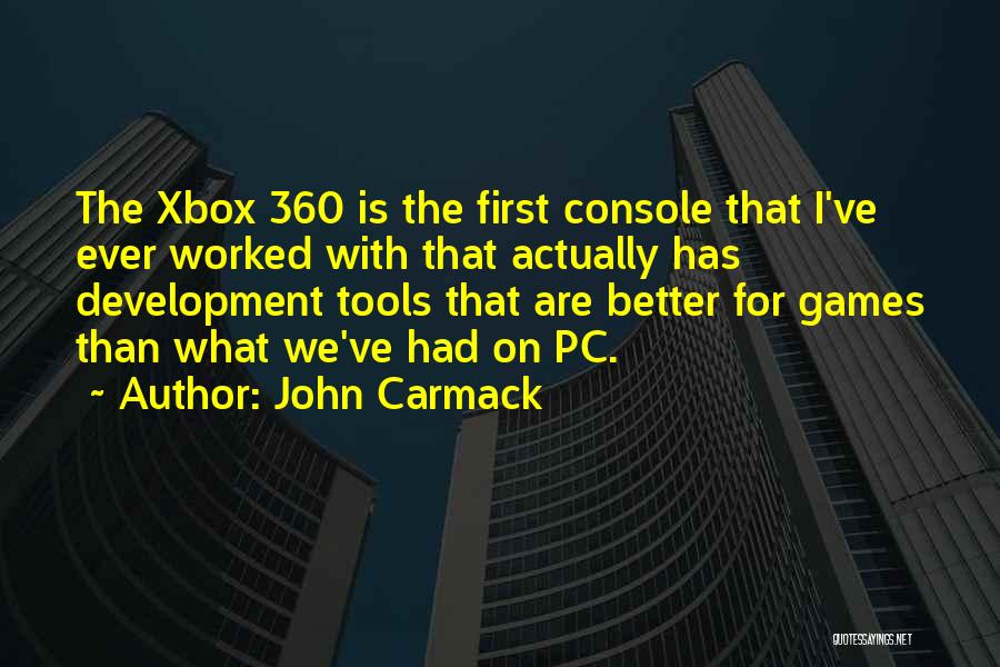 Xbox One Quotes By John Carmack
