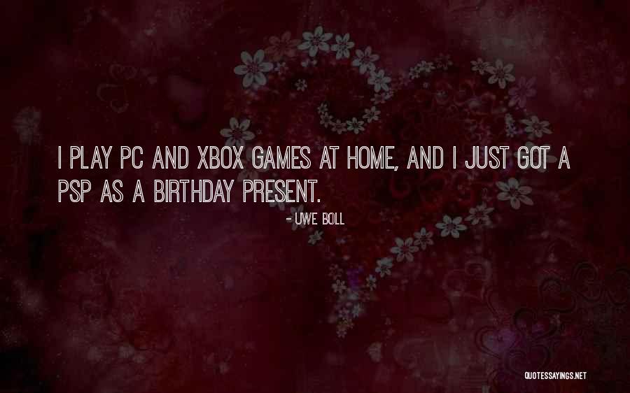 Xbox Quotes By Uwe Boll