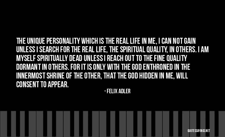 Xela Aid Quotes By Felix Adler