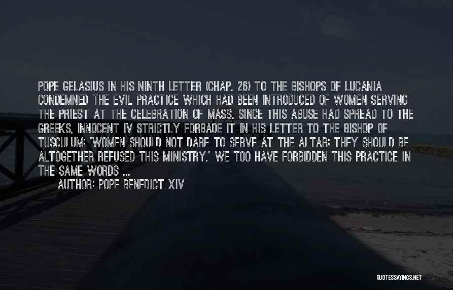 Xiv Quotes By Pope Benedict XIV