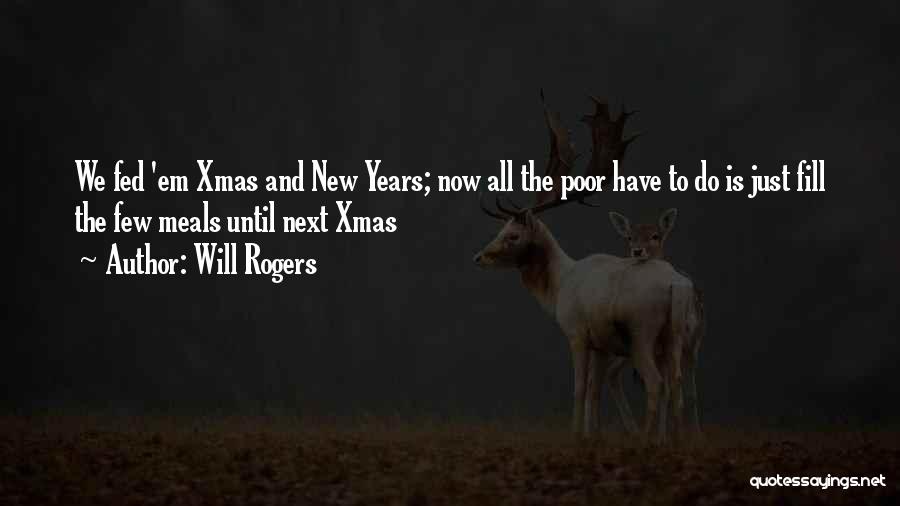 Xmas And New Year Quotes By Will Rogers