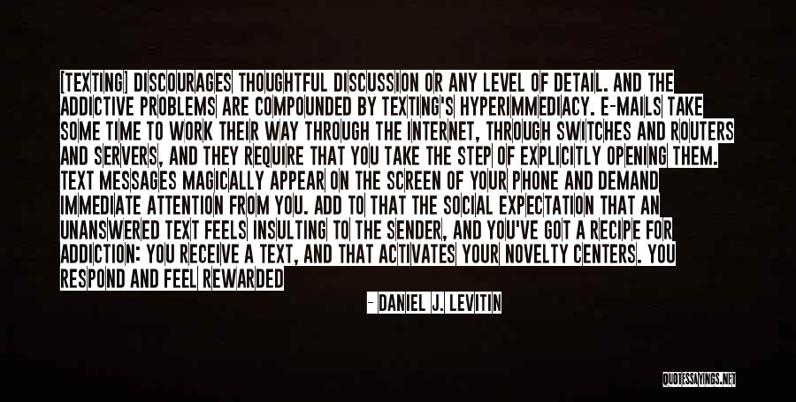Xml Attributes Escape Quotes By Daniel J. Levitin Xml Attributes Escape Quotes By Daniel J. Levitin