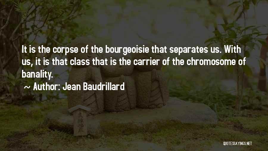 Y Chromosome Quotes By Jean Baudrillard