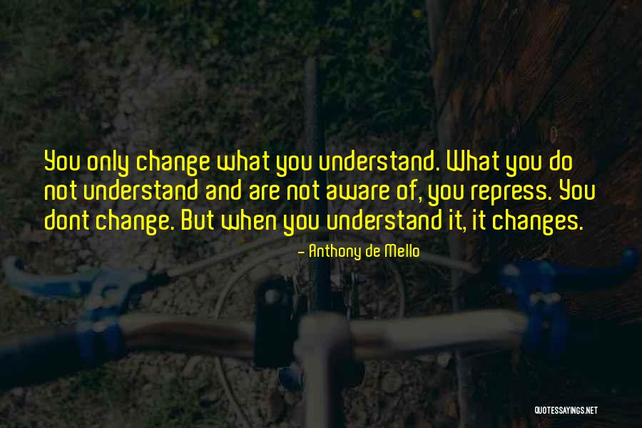 Y Dont U Understand Me Quotes By Anthony De Mello