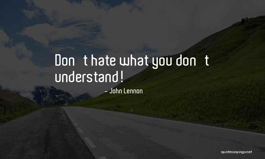 Y Dont U Understand Me Quotes By John Lennon