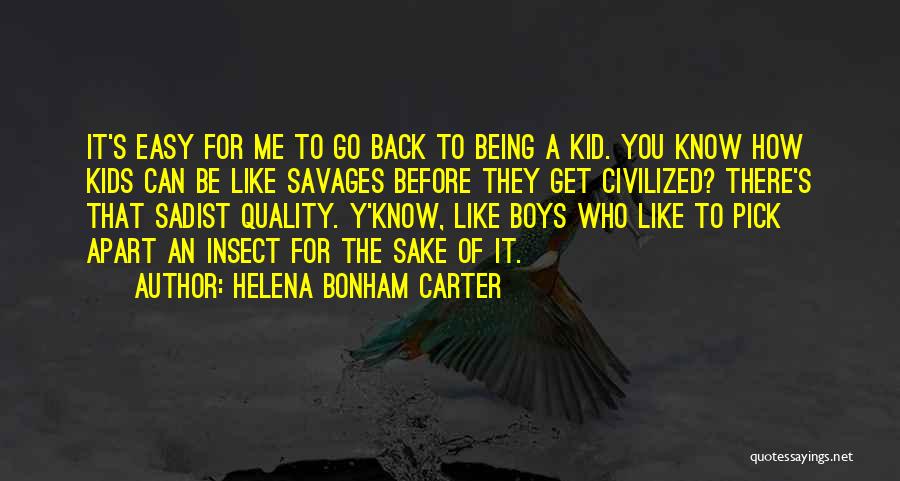 Y Me Quotes By Helena Bonham Carter