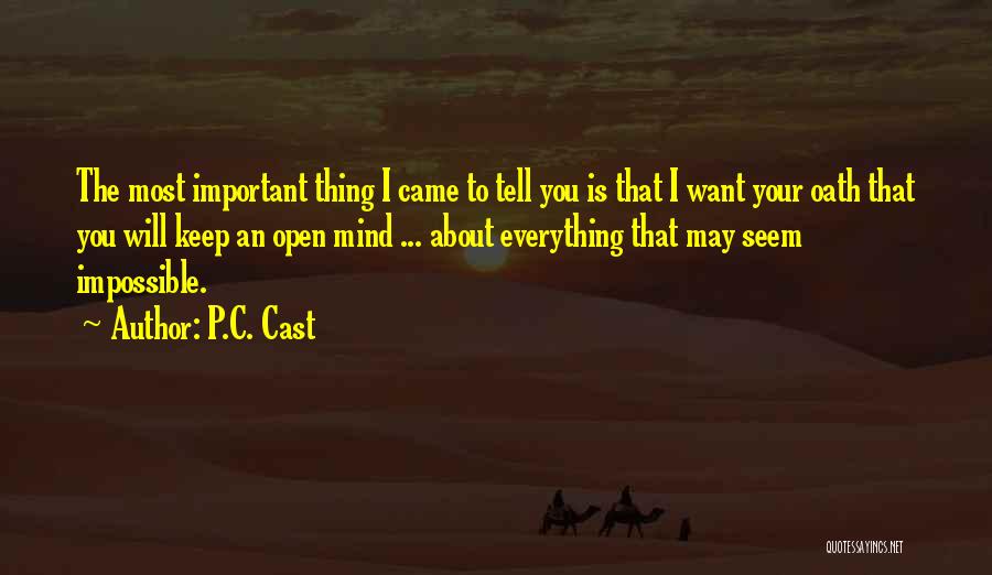 Ya Novel Quotes By P.C. Cast