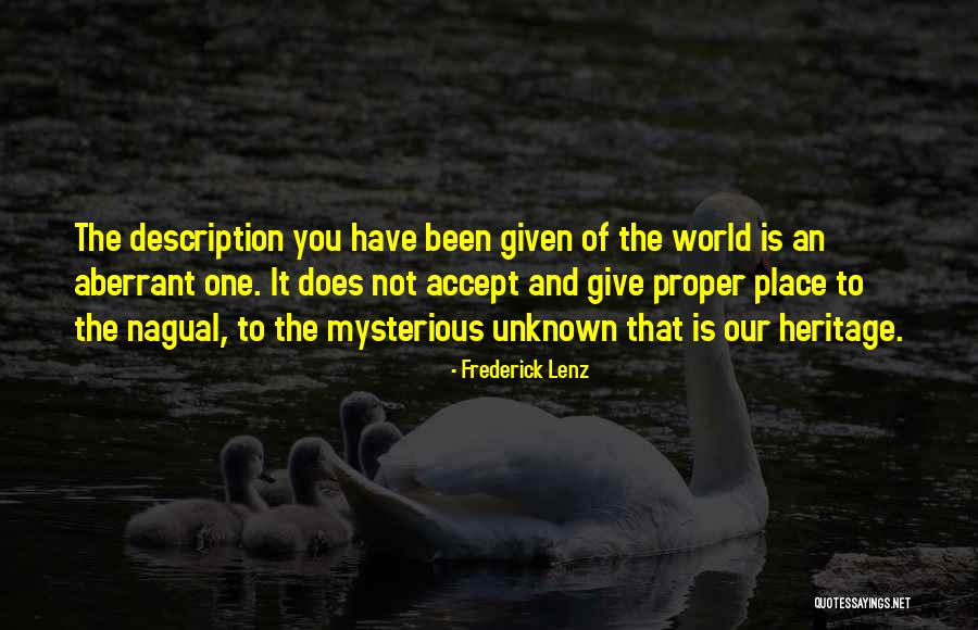 Ya Supernatural Quotes By Frederick Lenz Ya Supernatural Quotes By Frederick Lenz