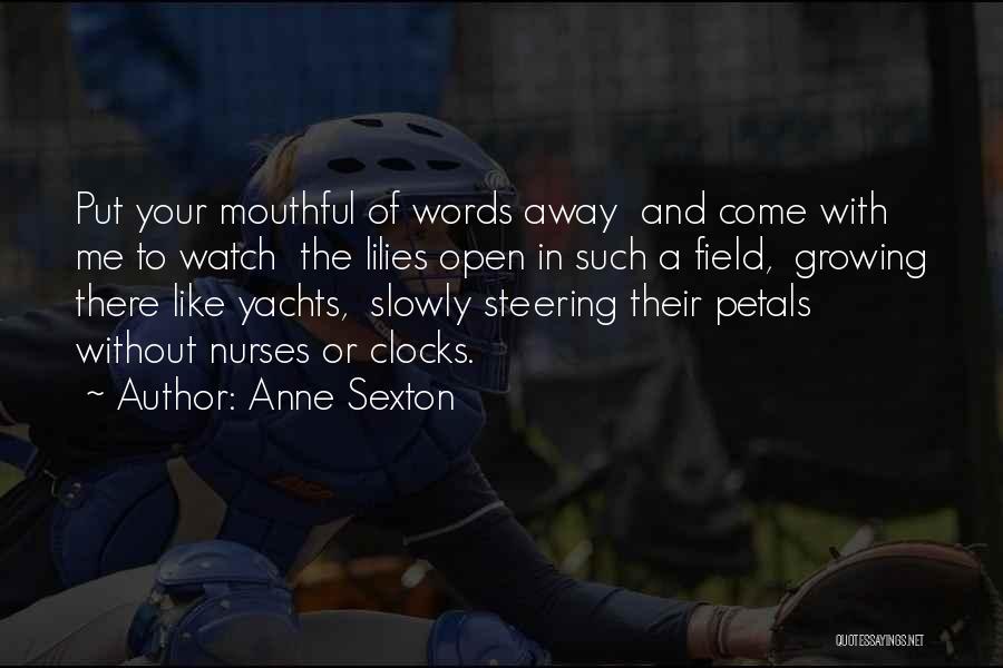 Yachts Quotes By Anne Sexton