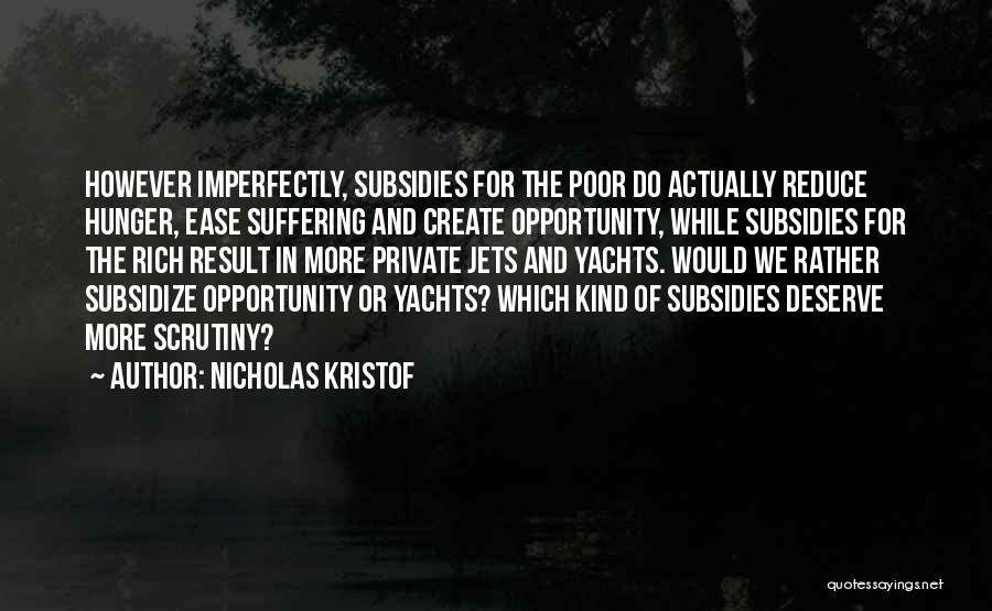 Yachts Quotes By Nicholas Kristof