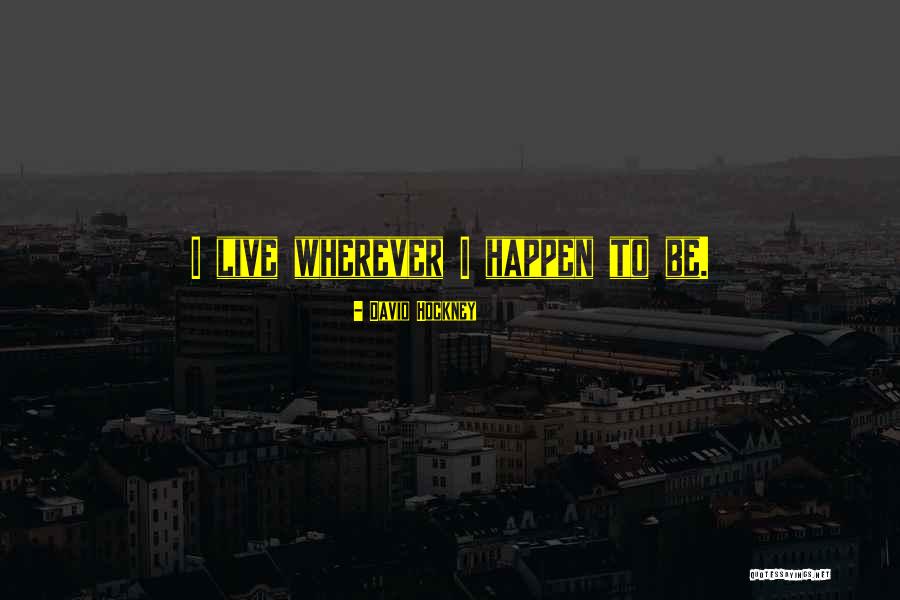 Yadigar Ejders Birthplace Quotes By David Hockney Yadigar Ejders Birthplace Quotes By David Hockney