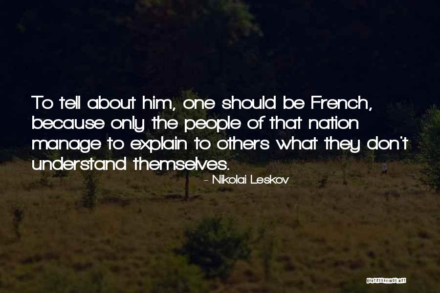 Yafa Carmel Quotes By Nikolai Leskov Yafa Carmel Quotes By Nikolai Leskov