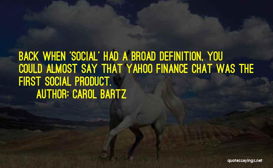 Yahoo Finance Quotes By Carol Bartz