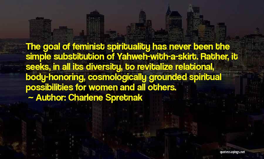 Yahweh Quotes By Charlene Spretnak