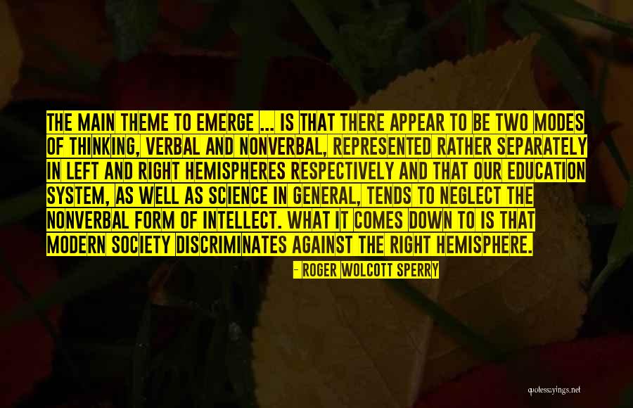 Yakacak Soba Quotes By Roger Wolcott Sperry Yakacak Soba Quotes By Roger Wolcott Sperry