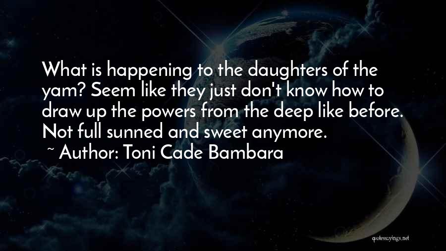 Yam Yam Quotes By Toni Cade Bambara