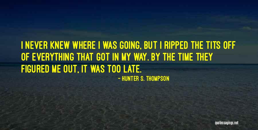 Yampolsky Violin Quotes By Hunter S. Thompson Yampolsky Violin Quotes By Hunter S. Thompson