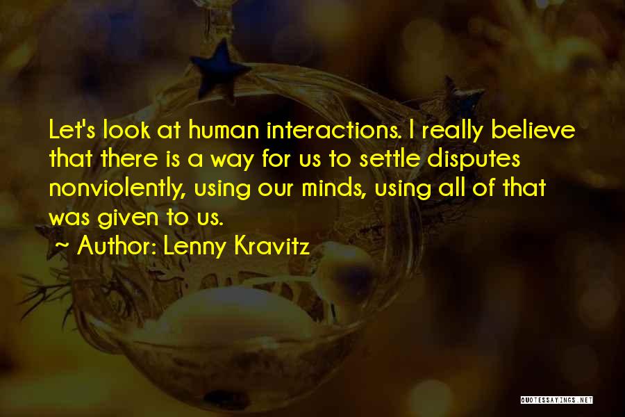 Yanick Prosper Quotes By Lenny Kravitz