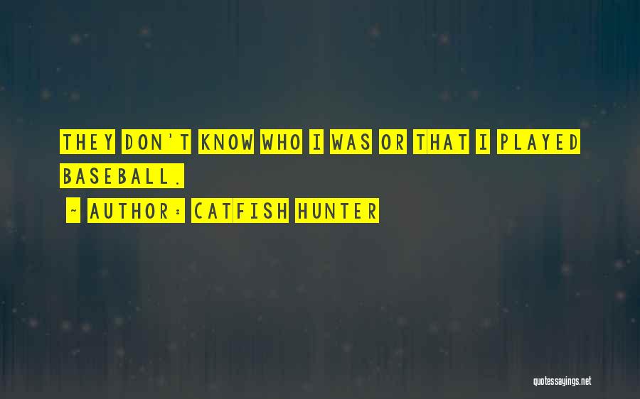 Yankees Baseball Quotes By Catfish Hunter