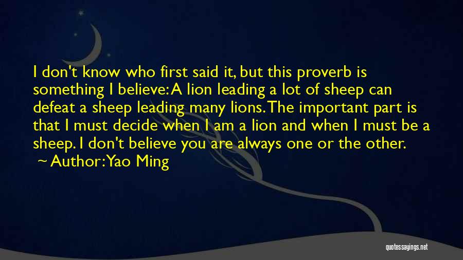 Yao Ming Quotes 255042
