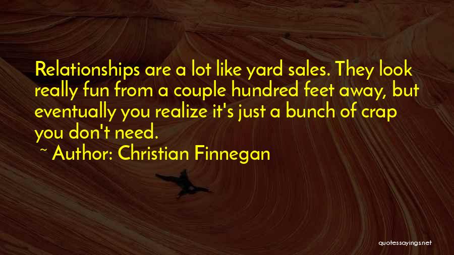 Yard Sales Quotes By Christian Finnegan