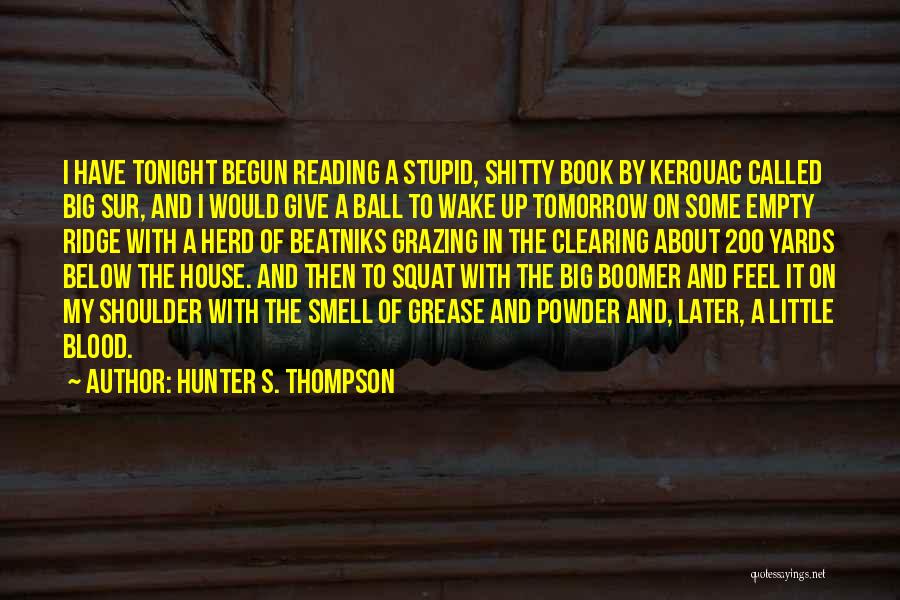 Yards Quotes By Hunter S. Thompson