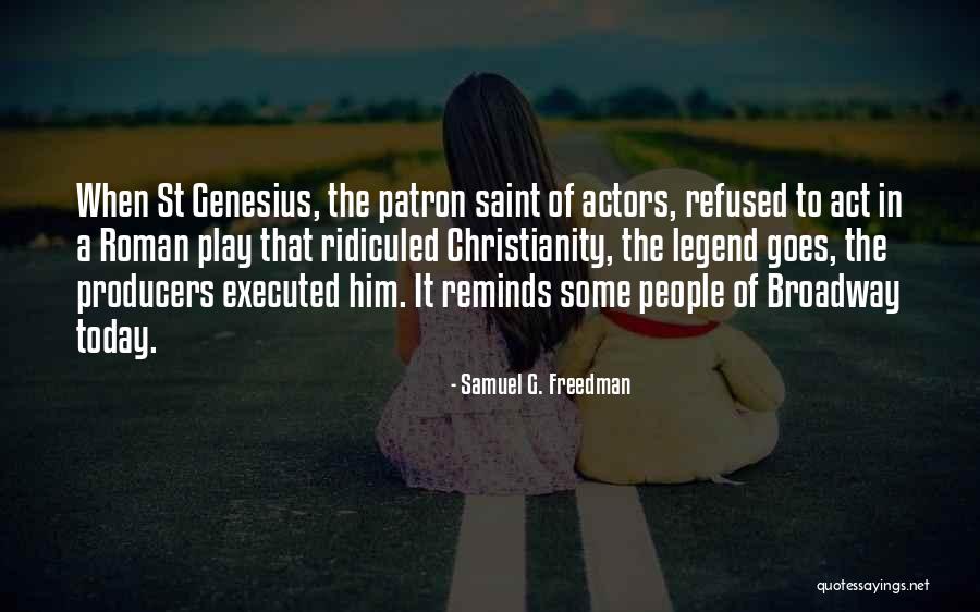 Yaresh Quotes By Samuel G. Freedman Yaresh Quotes By Samuel G. Freedman