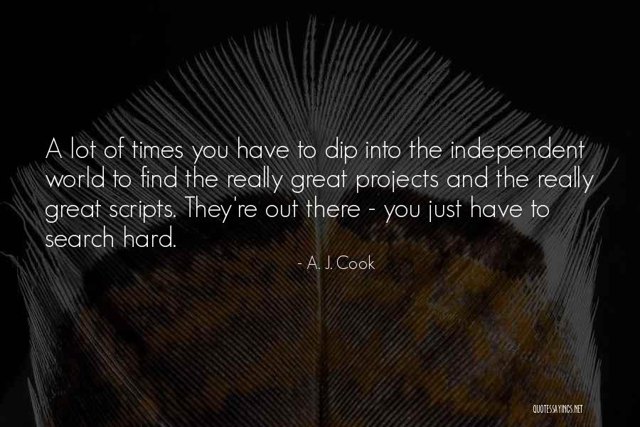 Yasarian Quotes By A. J. Cook Yasarian Quotes By A. J. Cook