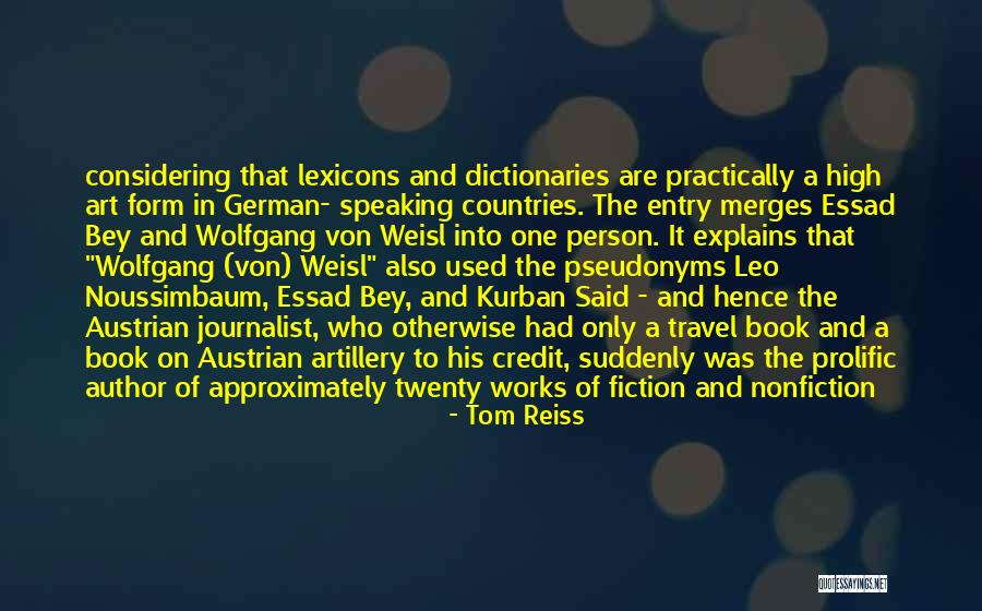 Yasemin Nl Quotes By Tom Reiss Yasemin Nl Quotes By Tom Reiss