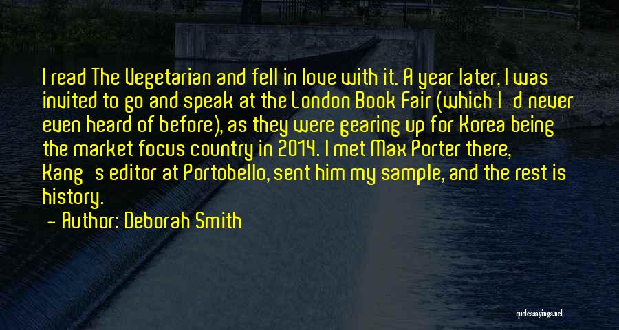 Year 2014 Quotes By Deborah Smith