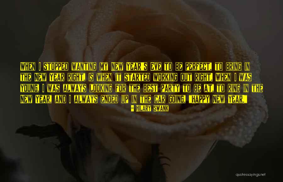 Year Ended Quotes By Hilary Swank Year Ended Quotes By Hilary Swank