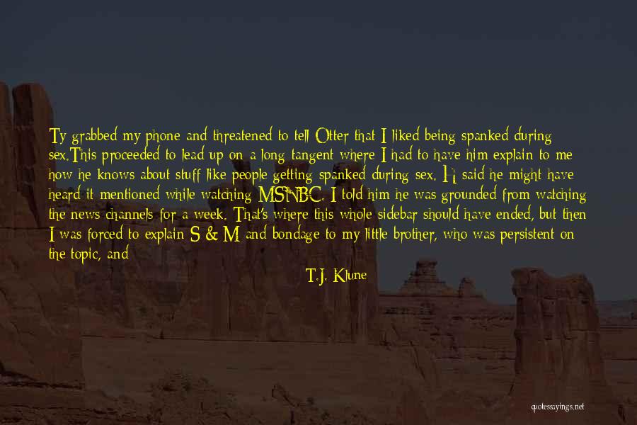 Year Ended Quotes By T.J. Klune Year Ended Quotes By T.J. Klune