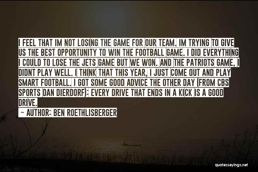 Year Ends Quotes By Ben Roethlisberger
