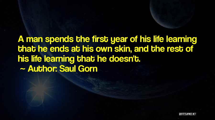 Year Ends Quotes By Saul Gorn