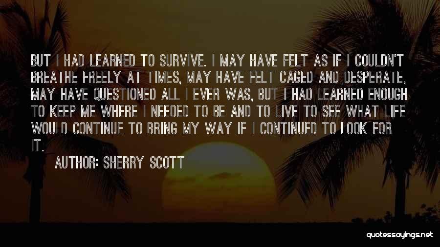 Year Since You Died Quotes By Sherry Scott