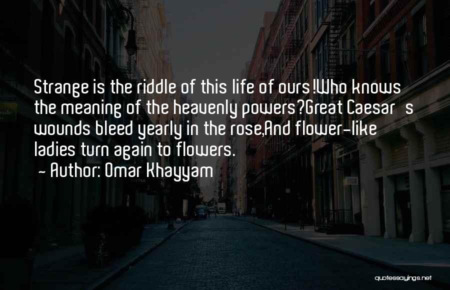 Yearly Quotes By Omar Khayyam