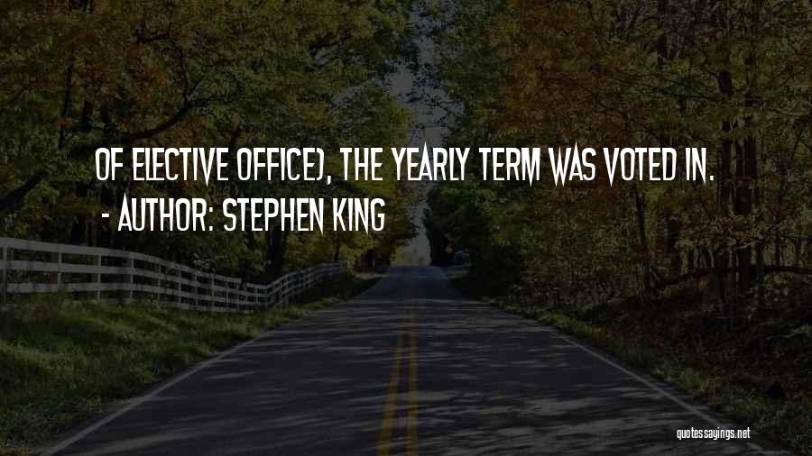 Yearly Quotes By Stephen King