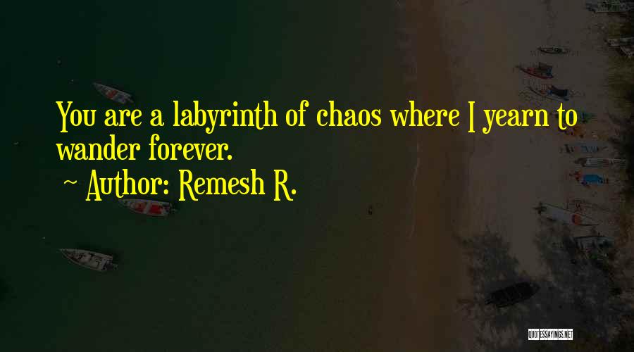 Yearn Quotes By Remesh R.