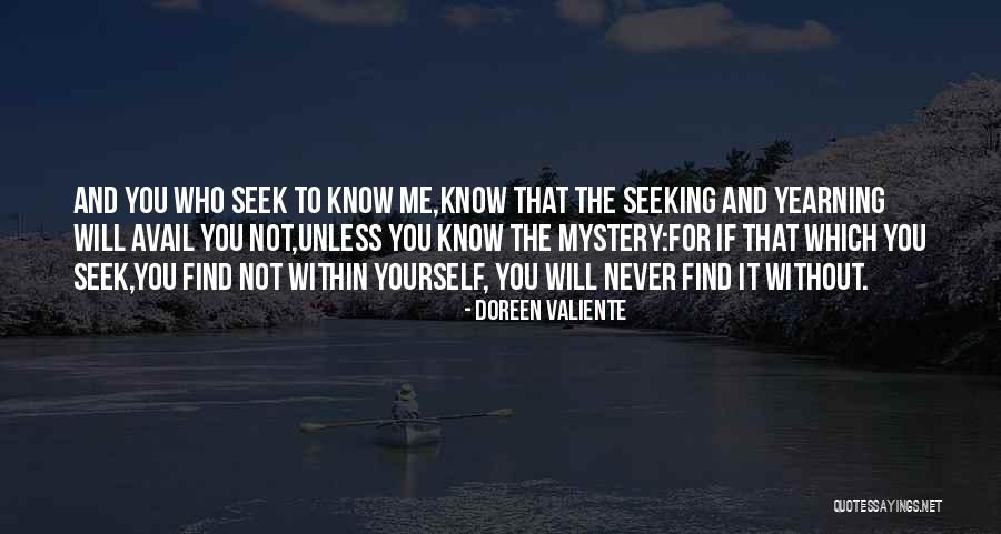 Yearning For You Quotes By Doreen Valiente Yearning For You Quotes By Doreen Valiente