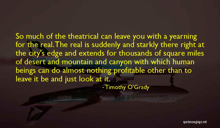 Yearning Quotes By Timothy O'Grady