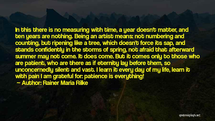 Years And Counting Quotes By Rainer Maria Rilke