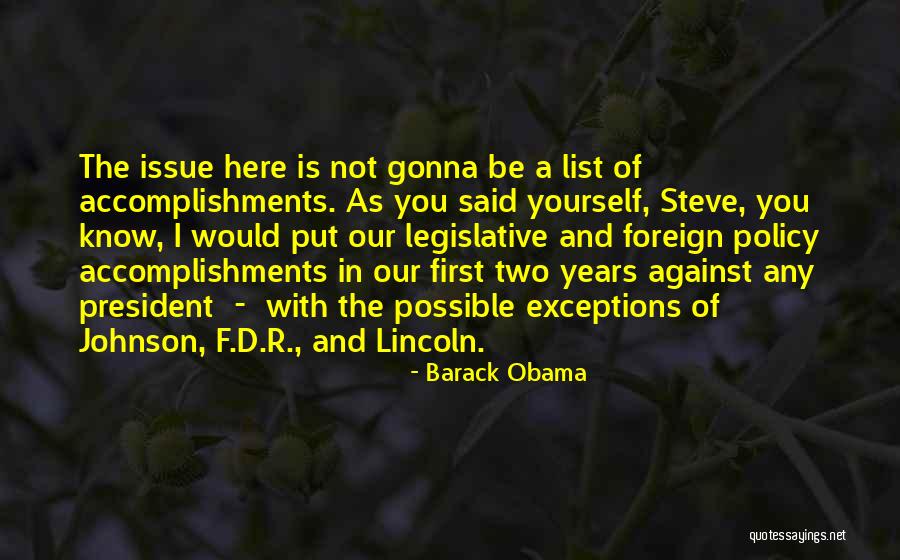 Years As President Quotes By Barack Obama Years As President Quotes By Barack Obama